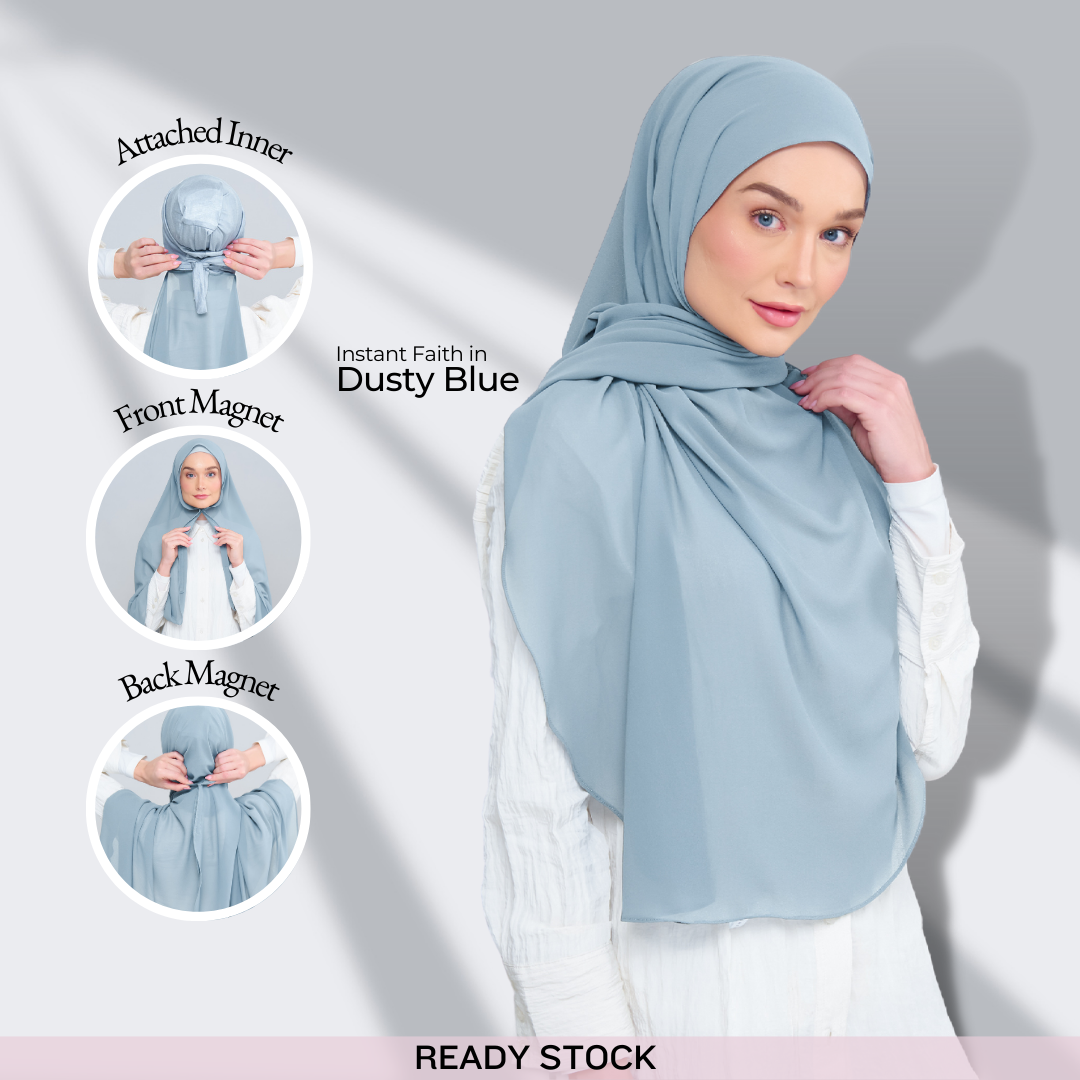 Instant Faith Tag n' Go in Dusty Blue