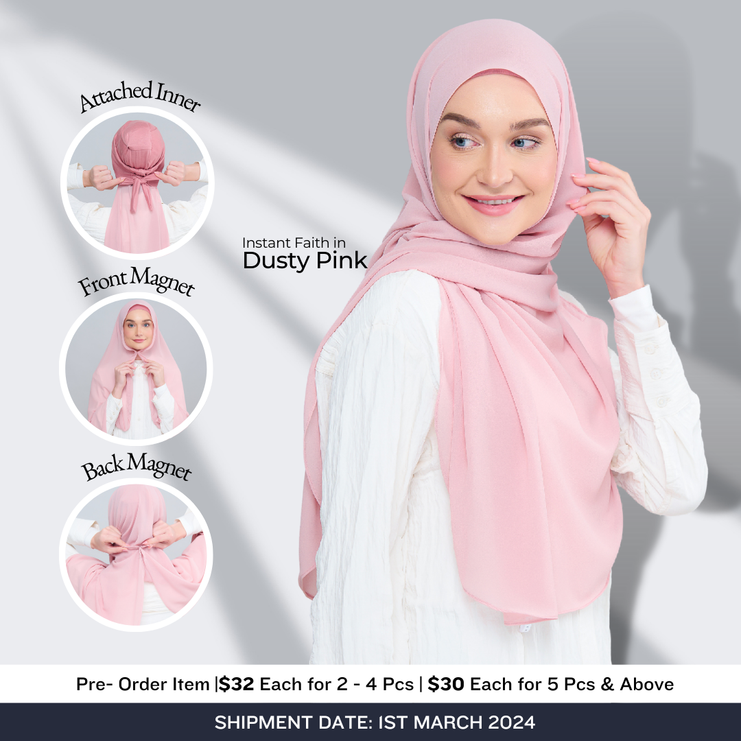 Instant Faith Tag n' Go in Dusty Pink