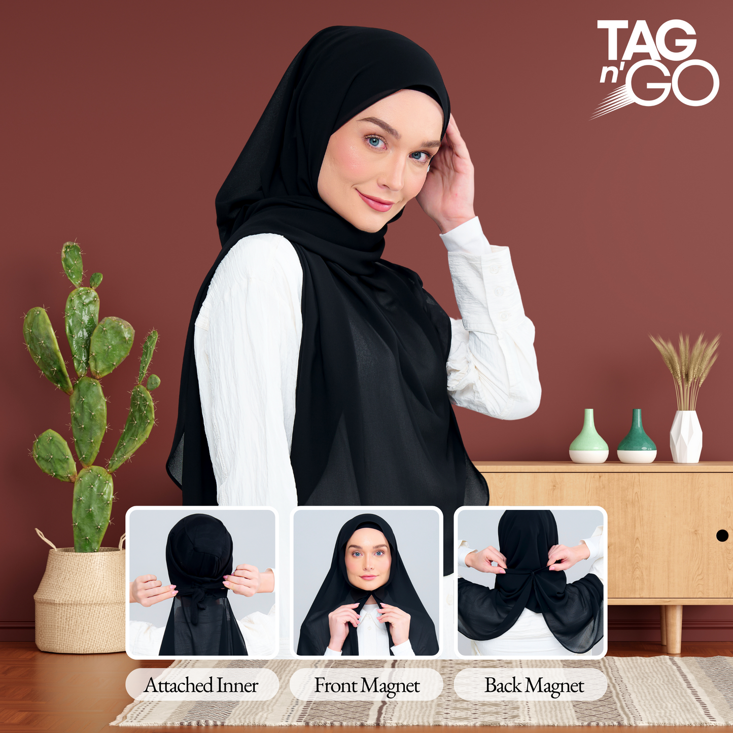 Instant Faith Tag n' Go in Black
