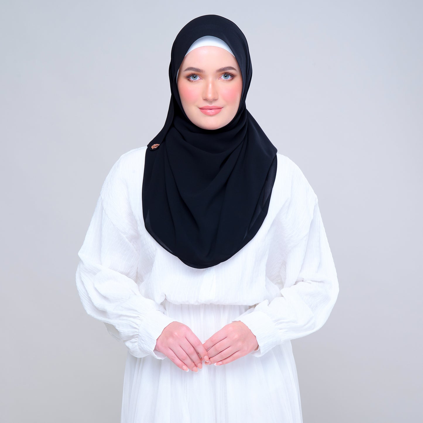 Semi Instant ikat in Black