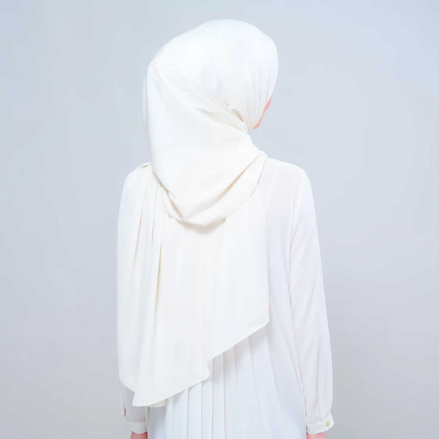 Instant Tag n' Go Shawl | Chiffon Silk in Buttercream