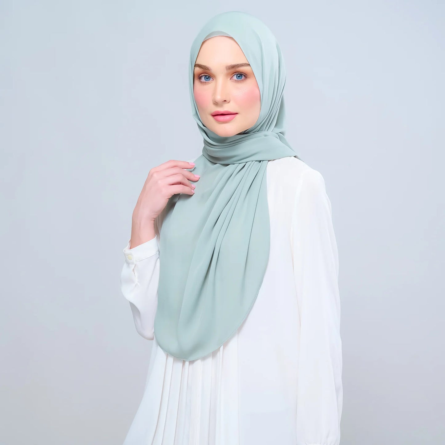 Instant Tag & Go B2 | Chiffon Silk 1.0 in Dusty Green