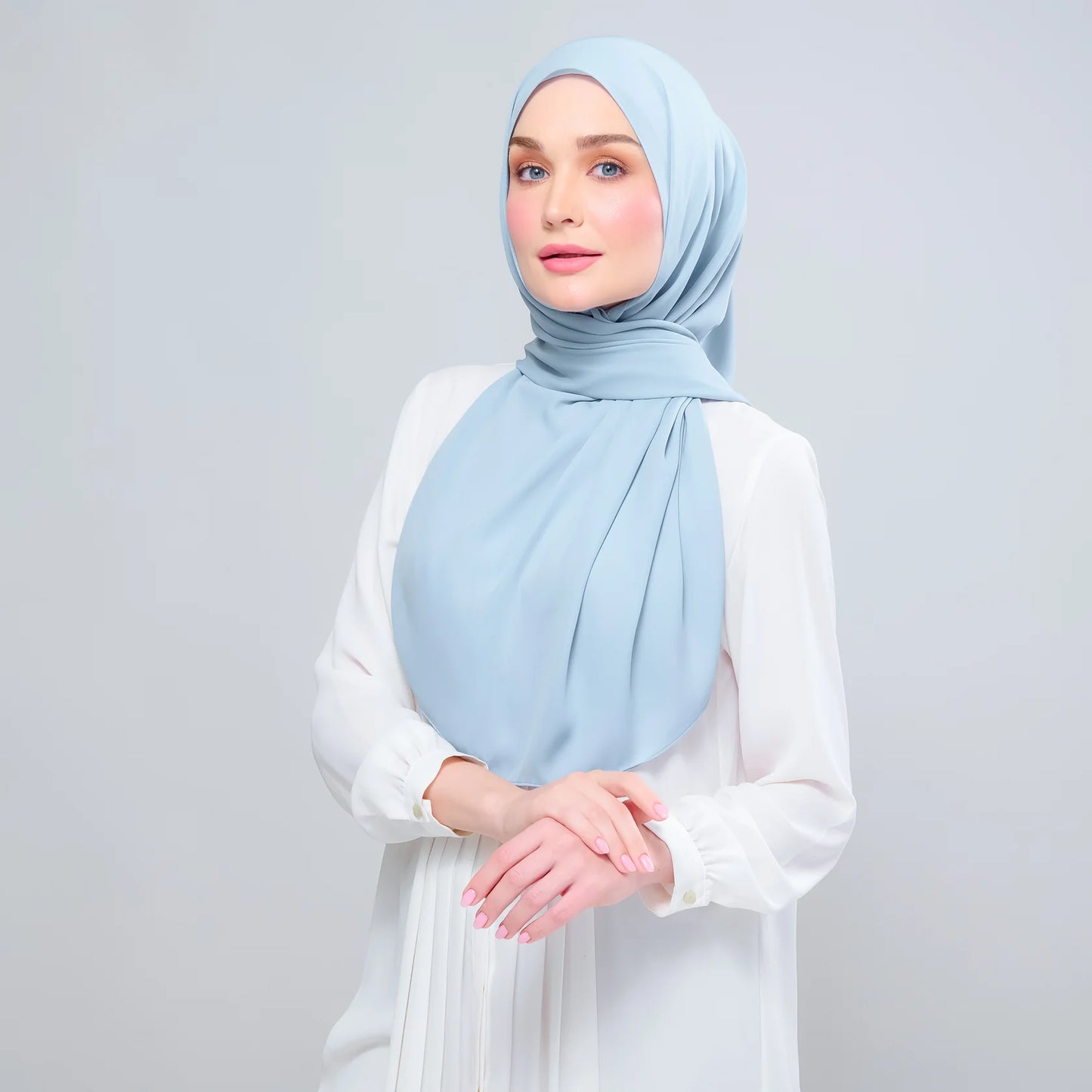 Instant Tag & Go B2 | Chiffon Silk 1.0 in Dusty Blue