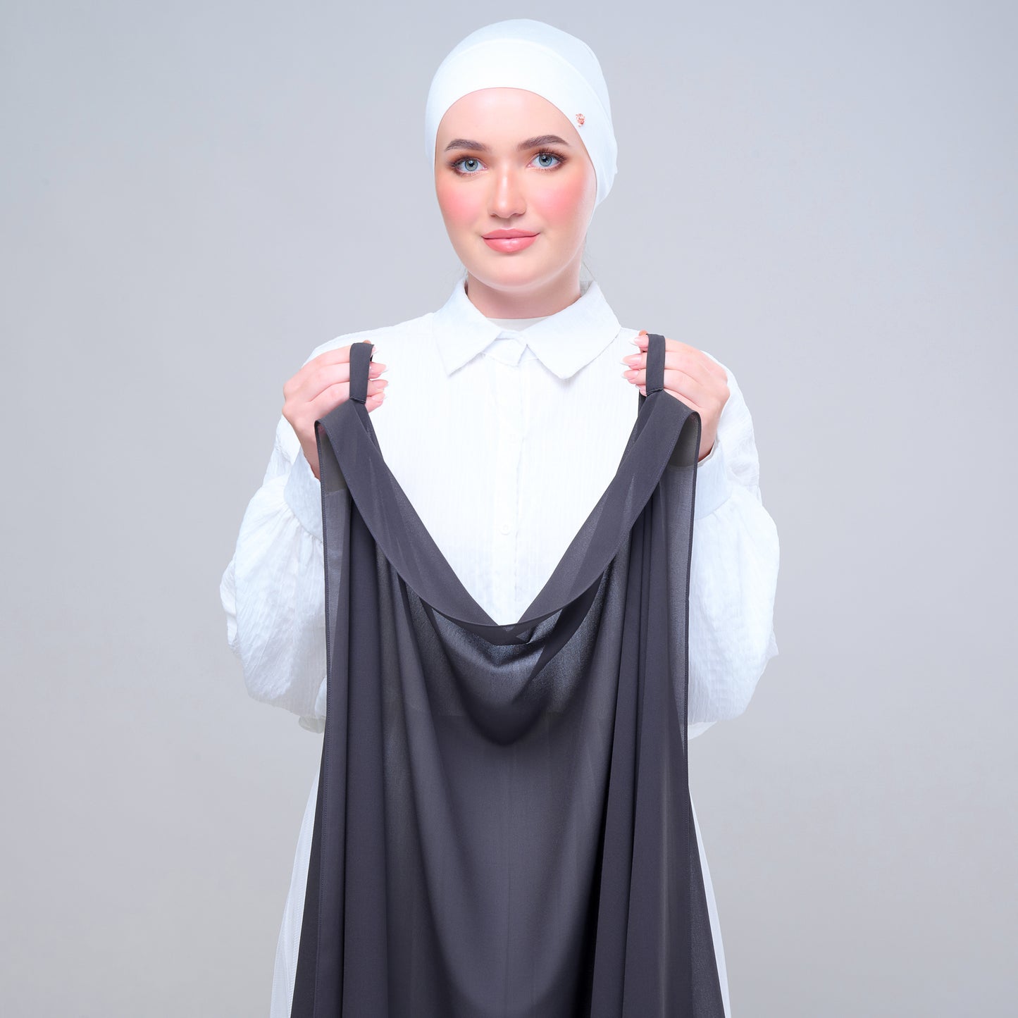 Semi Instant ikat in Dark Grey