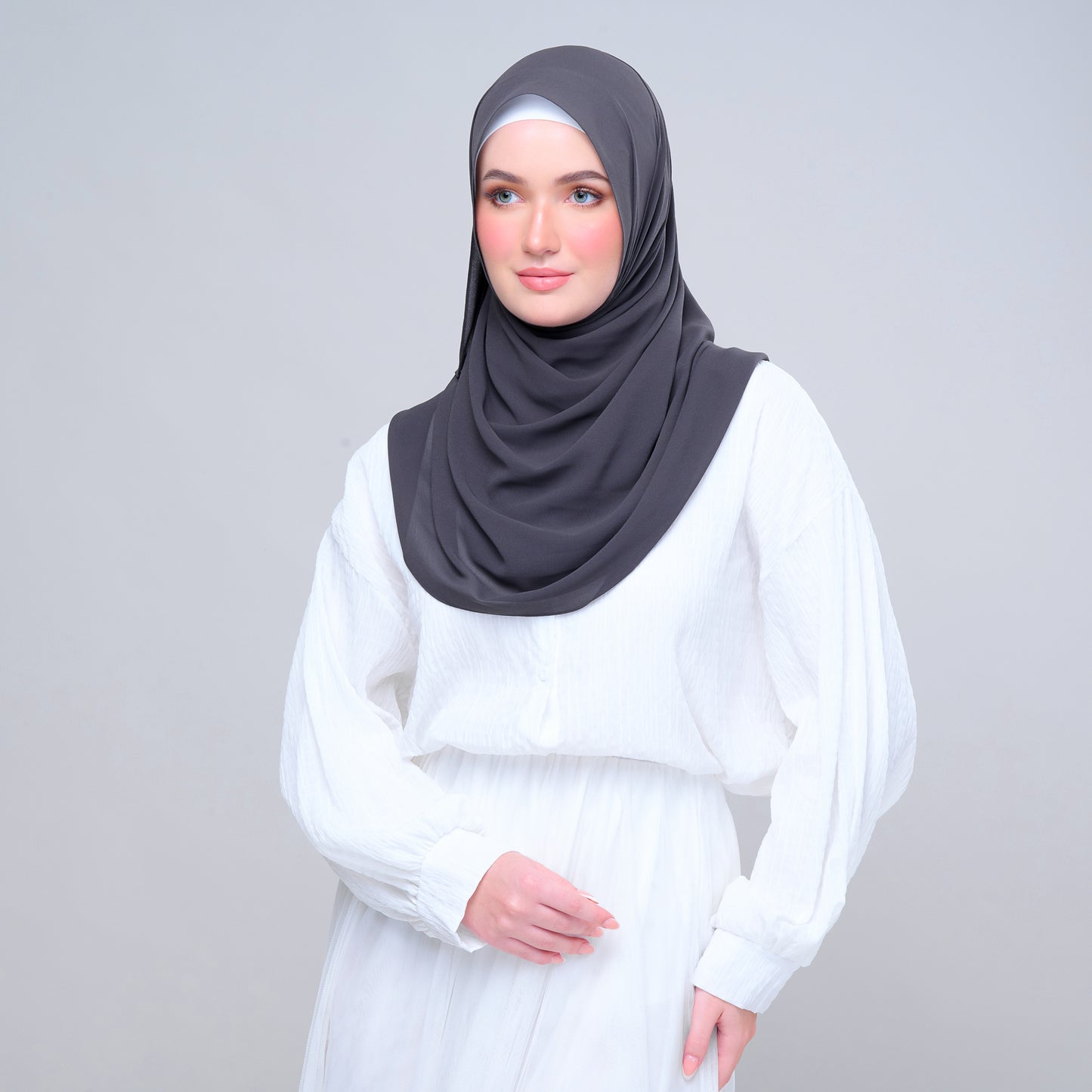Semi Instant ikat in Dark Grey