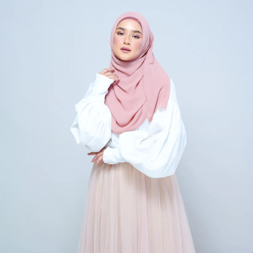 Newbie Ironless Set in Dusty Pink