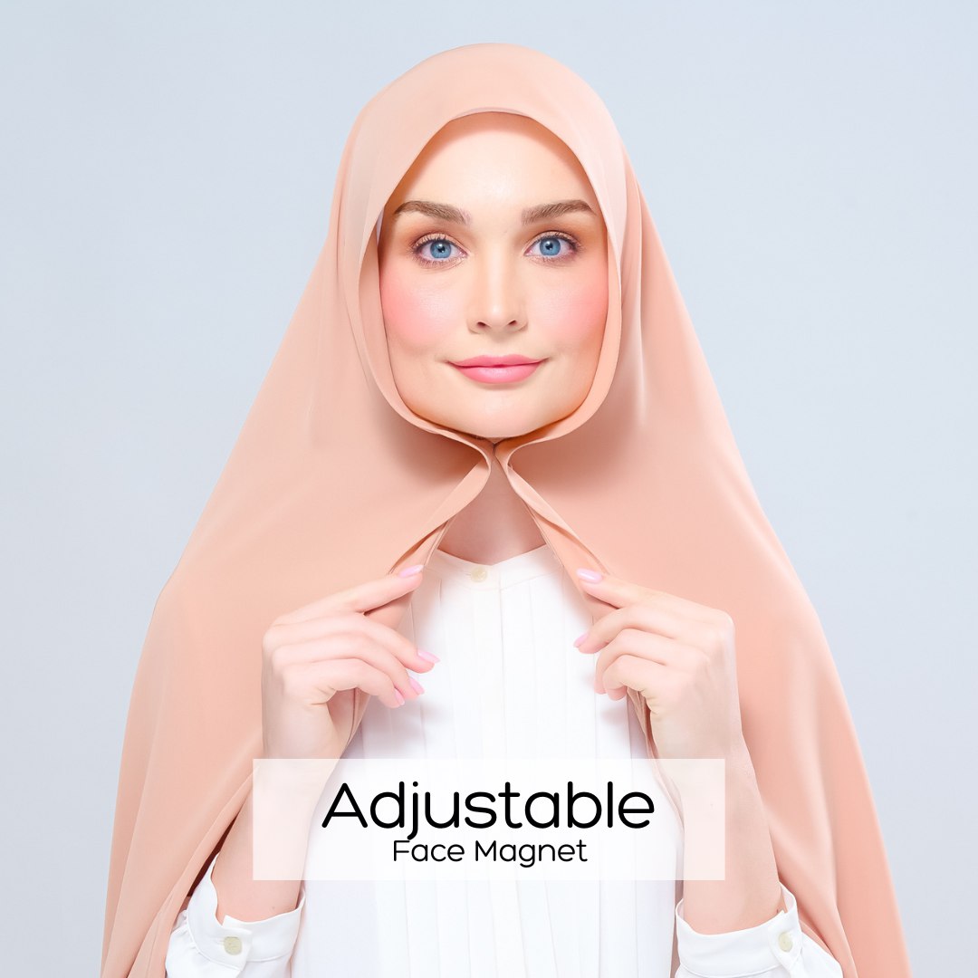 Instant Tag n' Go Shawl | Chiffon Silk in Nutmeg