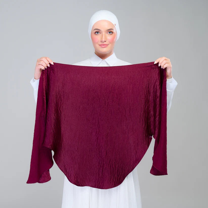 Instant Tag n' Go Butterfly | Textured Silk in Deep Crimson