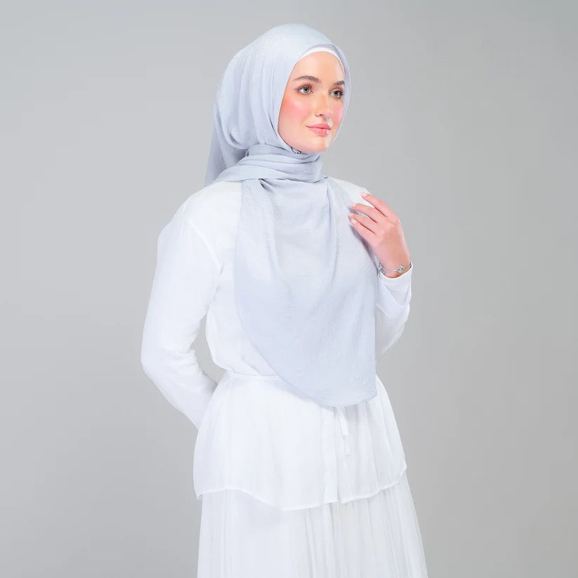 Instant Tag n' Go Butterfly | Textured Silk in Light Grey