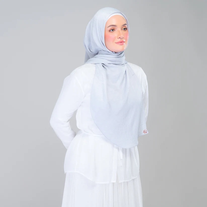 Instant Tag n' Go Butterfly | Textured Silk in Light Grey