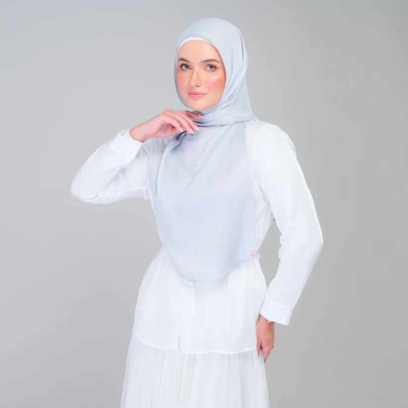 Instant Tag n' Go Butterfly | Textured Silk in Light Grey