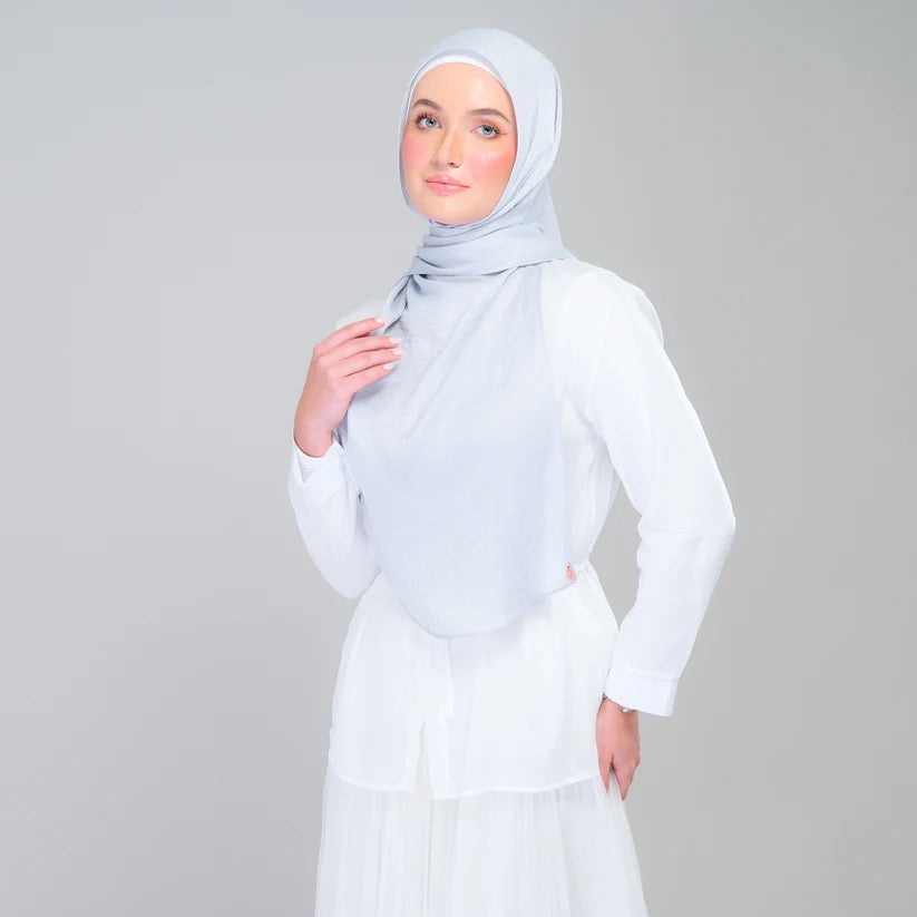 Instant Tag n' Go Butterfly | Textured Silk in Light Grey