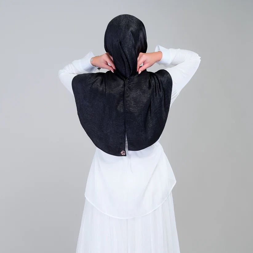 Instant Tag n' Go Butterfly | Textured Silk in Black
