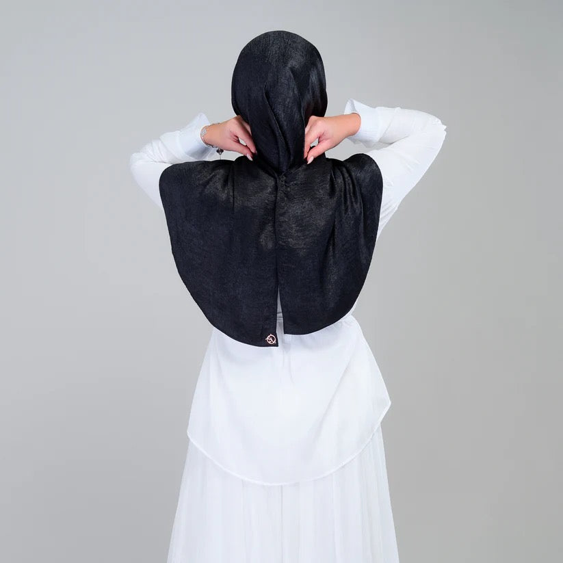 Instant Tag n' Go Butterfly | Textured Silk in Black