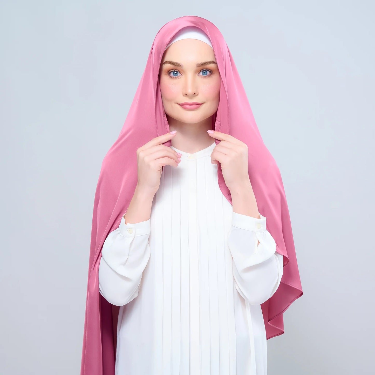 Instant Tag n' Go Shawl | Satin Silk in Sorbet