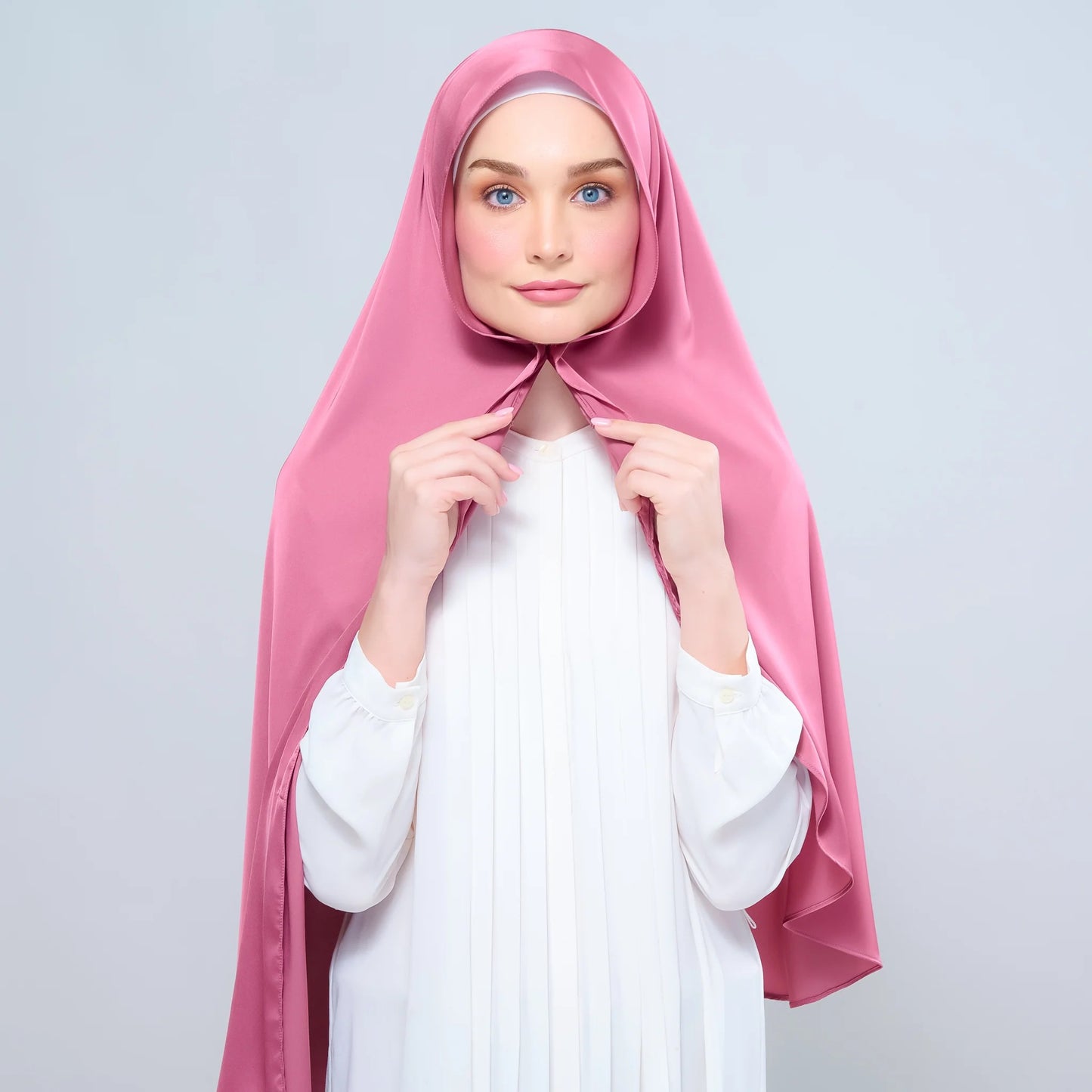 Instant Tag n' Go Shawl | Satin Silk in Sorbet