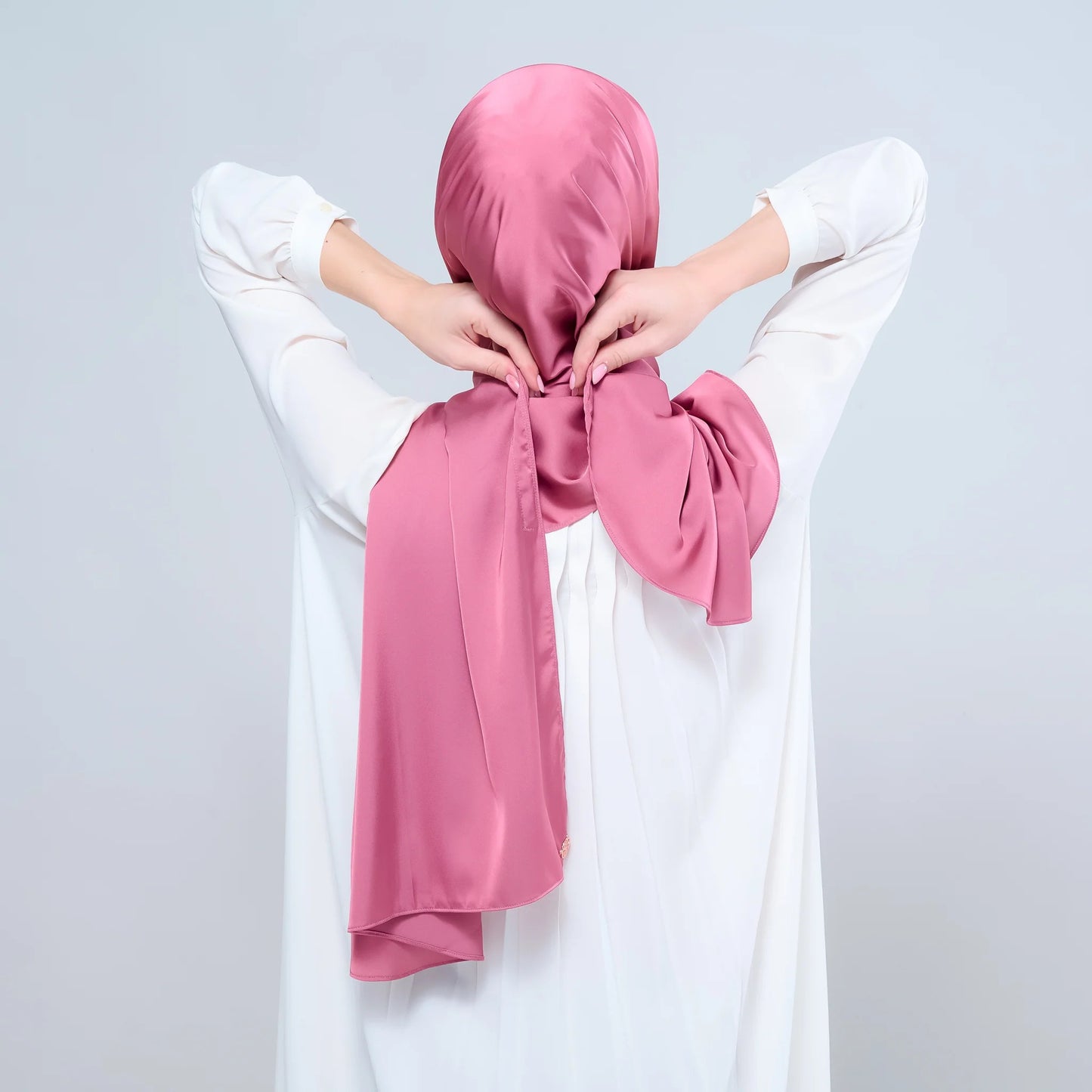 Instant Tag n' Go Shawl | Satin Silk in Sorbet