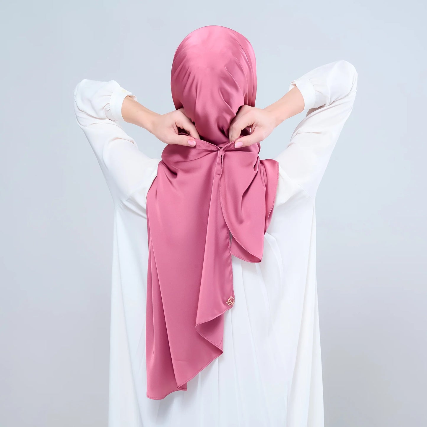 Instant Tag n' Go Shawl | Satin Silk in Sorbet