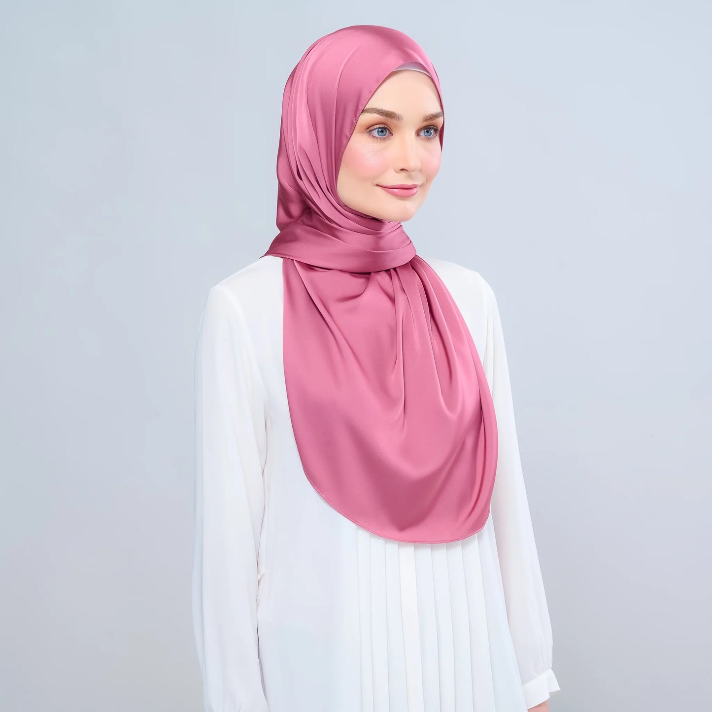 Instant Tag n' Go Shawl | Satin Silk in Sorbet