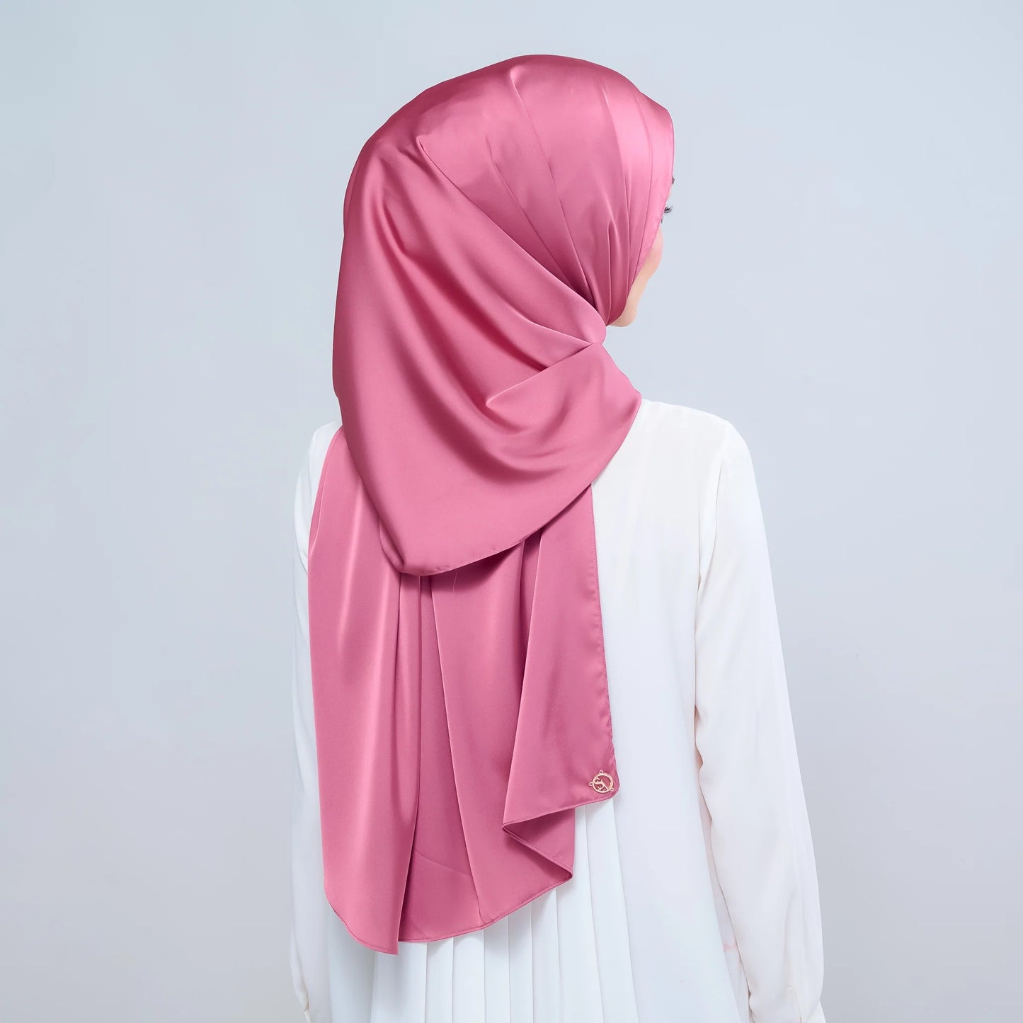 Instant Tag n' Go Shawl | Satin Silk in Sorbet