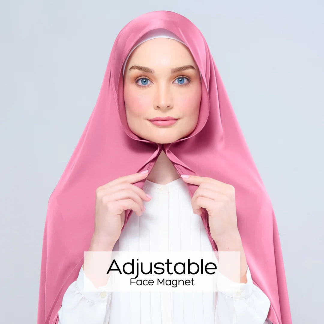 Instant Tag n' Go Shawl | Satin Silk in Sorbet