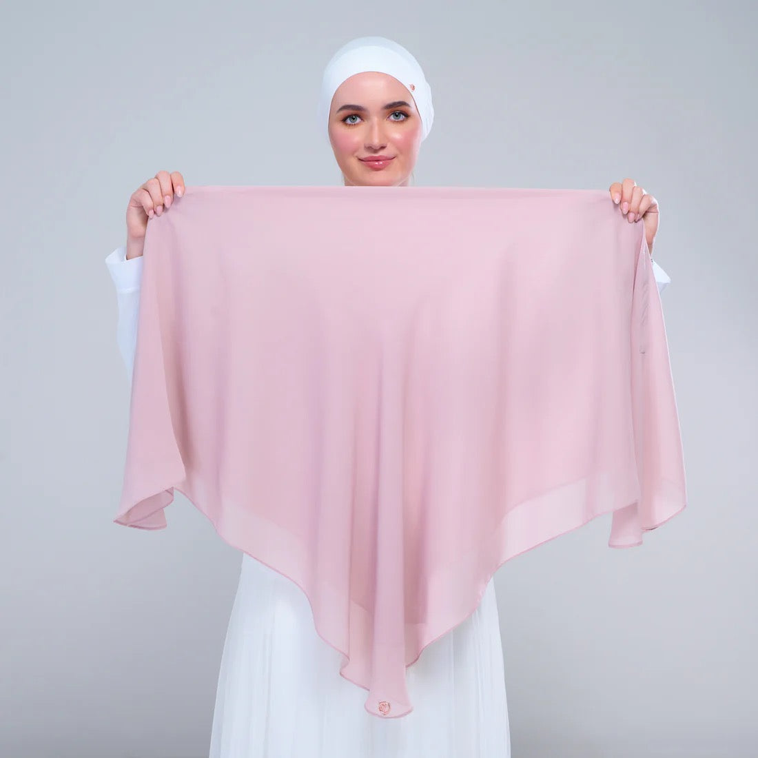 Instant Square Tag n' Go | Cotton Voile in Nude Pink