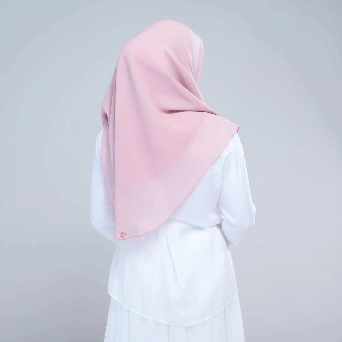 Instant Square Tag n' Go | Cotton Voile in Nude Pink