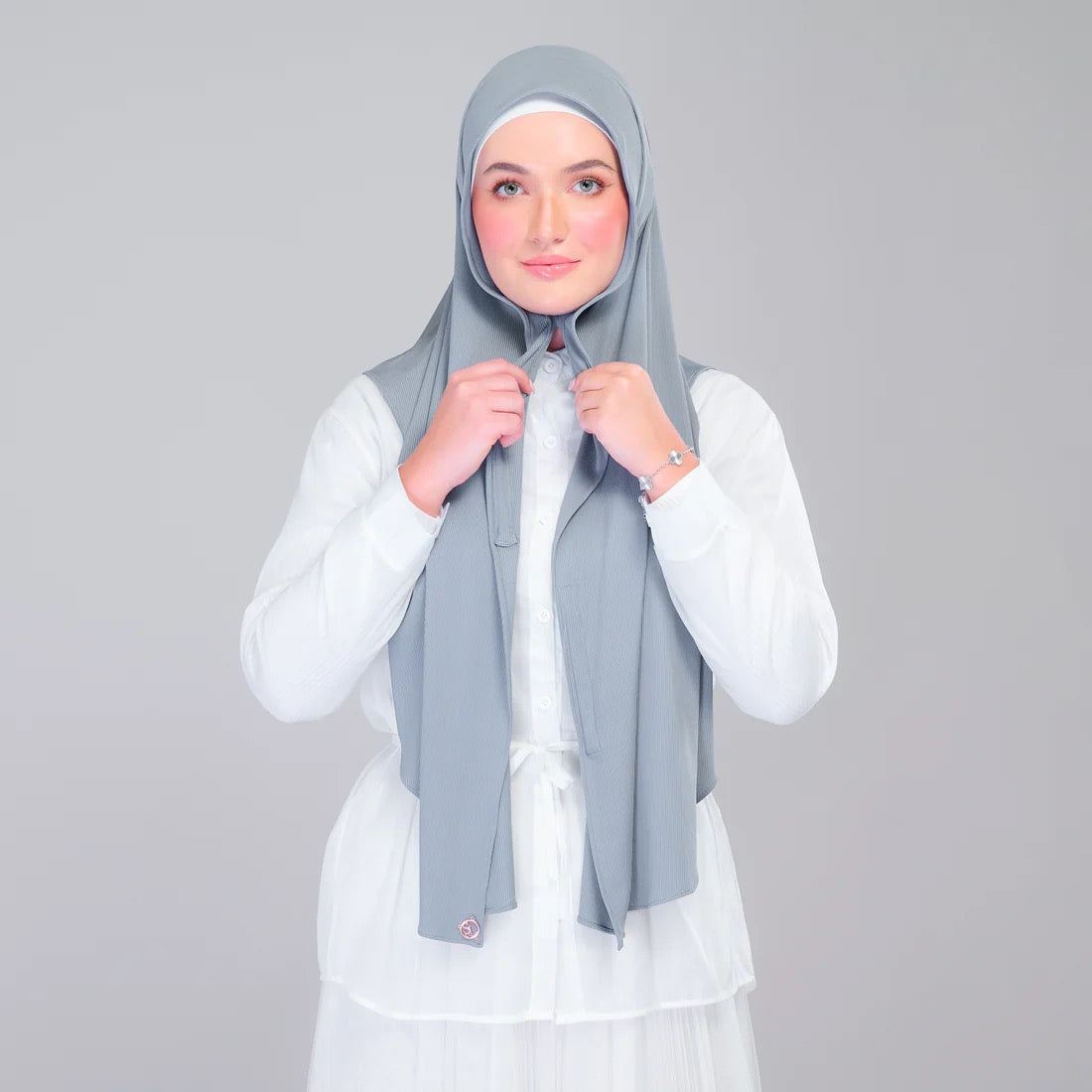 Instant Tag n' Go Butterfly | Ribbed Jersey in Denim Blue