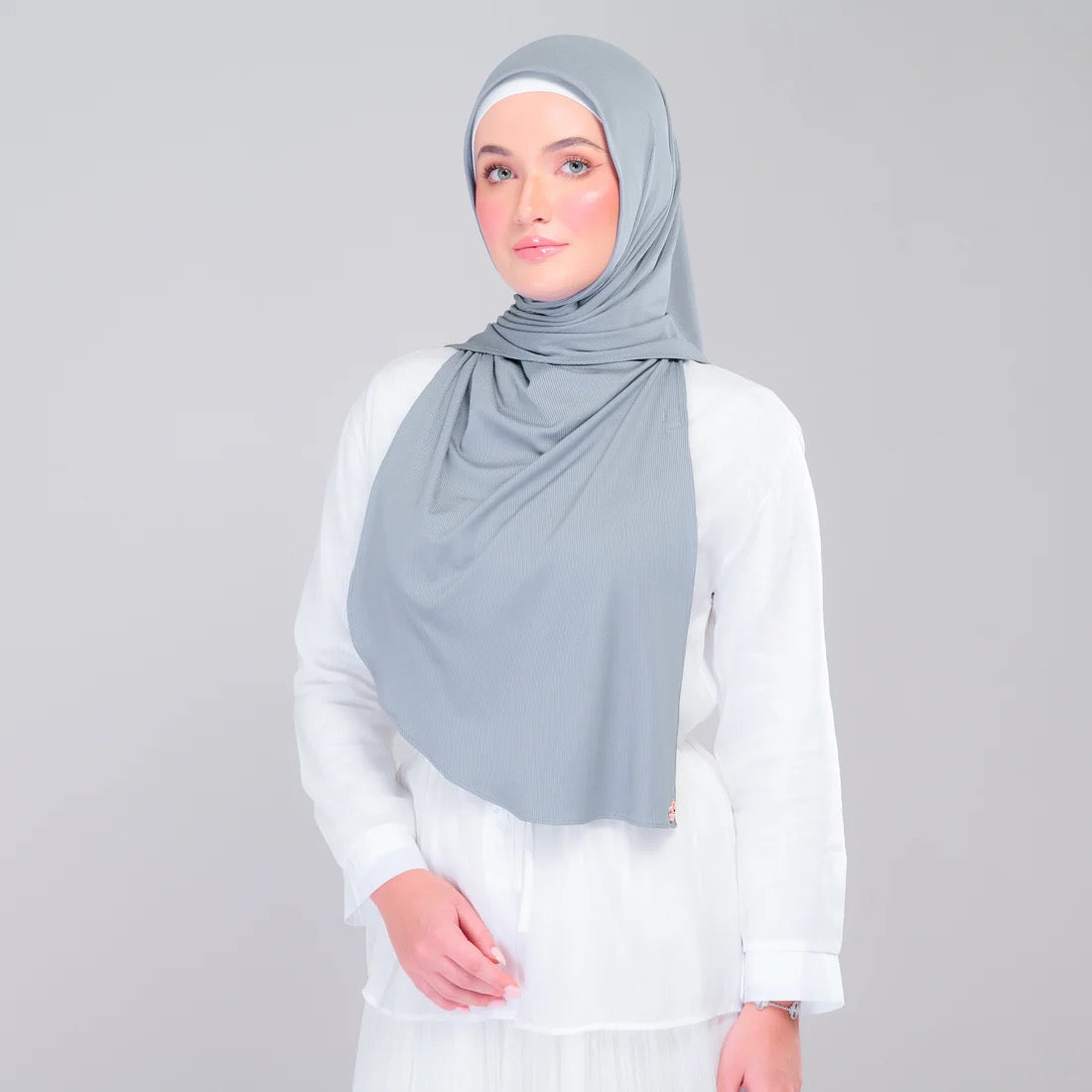 Instant Tag n' Go Butterfly | Ribbed Jersey in Denim Blue