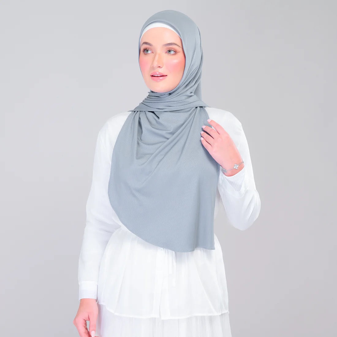 Instant Tag n' Go Butterfly | Ribbed Jersey in Denim Blue