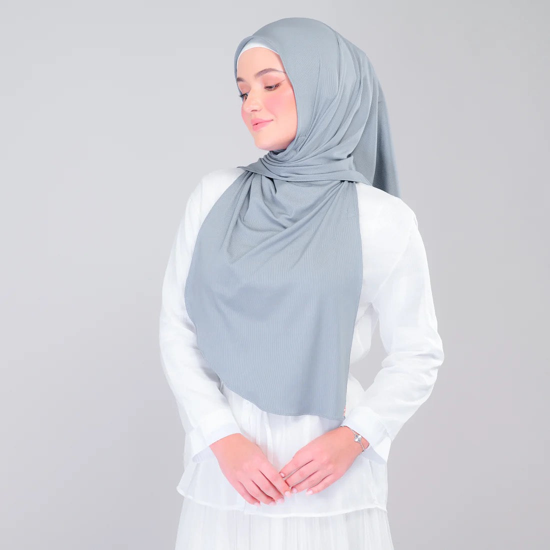 Instant Tag n' Go Butterfly | Ribbed Jersey in Denim Blue