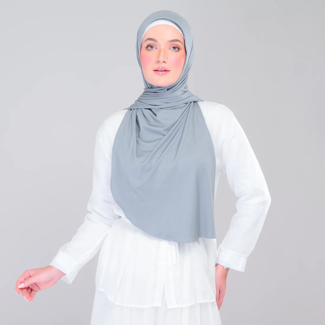 Instant Tag n' Go Butterfly | Ribbed Jersey in Denim Blue