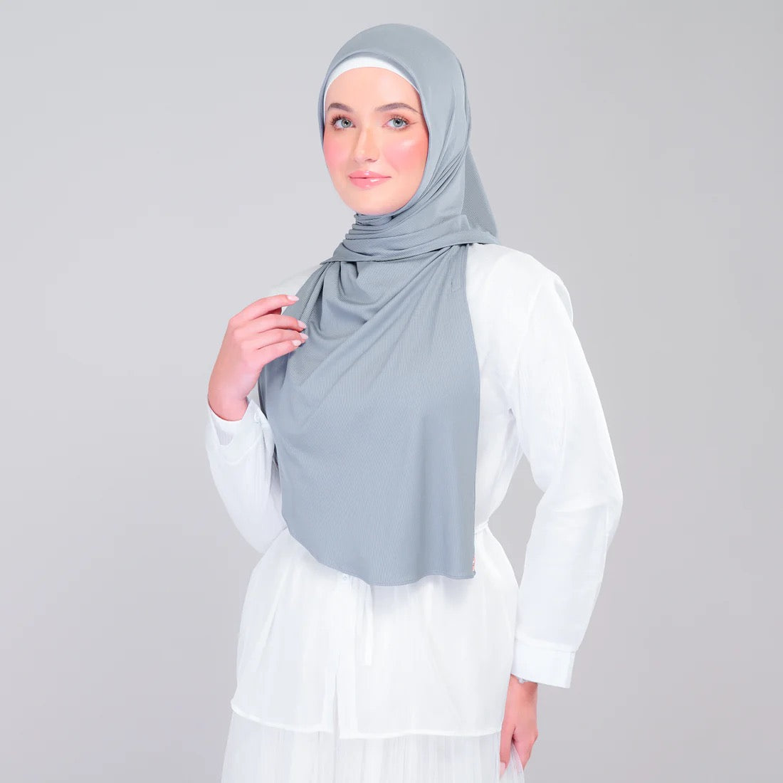 Instant Tag n' Go Butterfly | Ribbed Jersey in Denim Blue