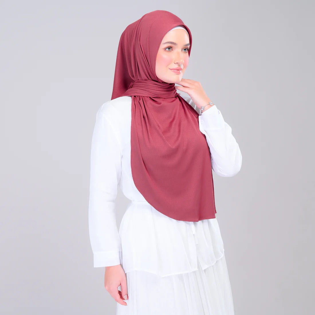 Instant Tag n' Go Butterfly | Ribbed Jersey in Deep Raspberry