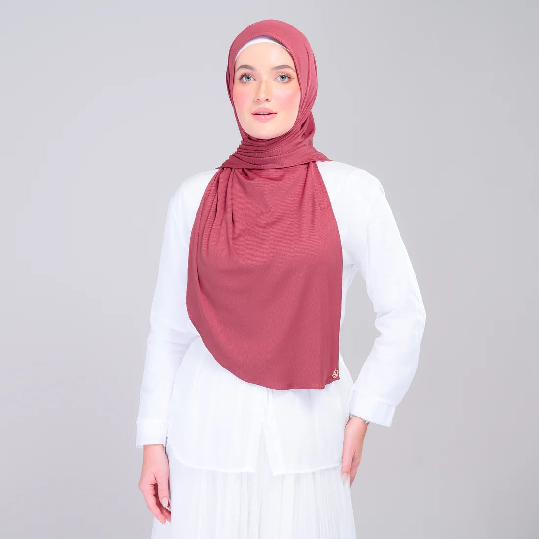 Instant Tag n' Go Butterfly | Ribbed Jersey in Deep Raspberry