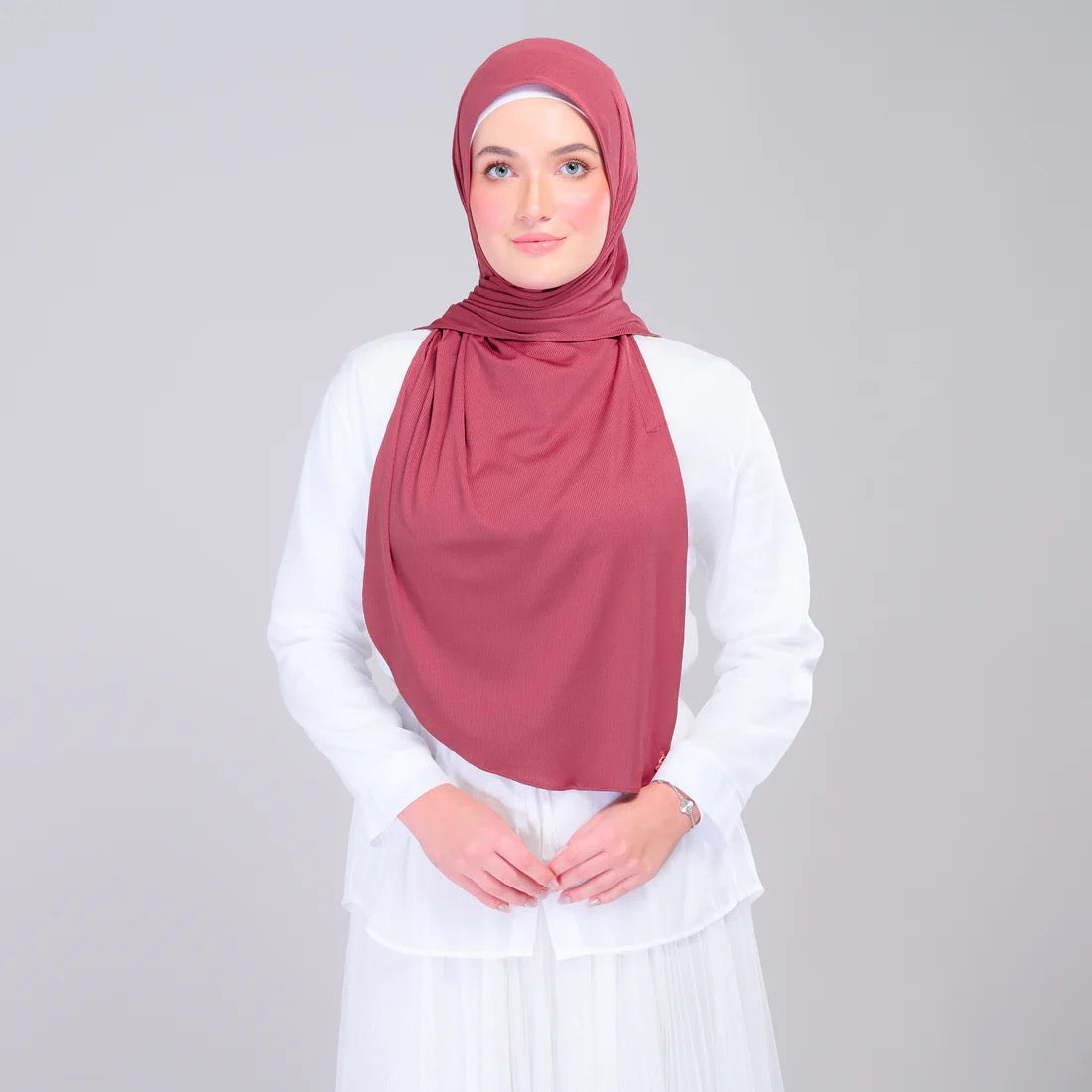 Instant Tag n' Go Butterfly | Ribbed Jersey in Deep Raspberry