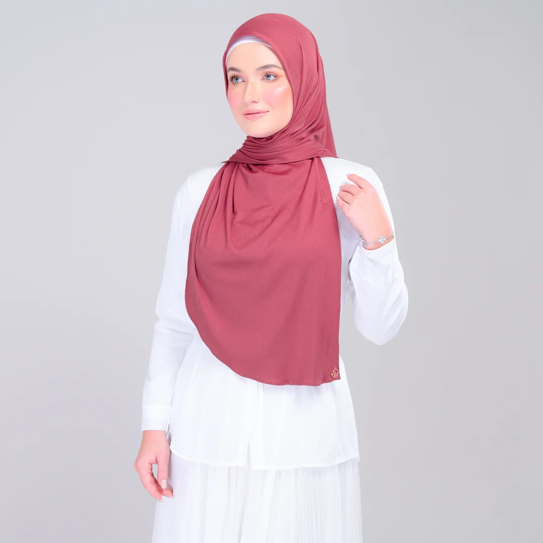 Instant Tag n' Go Butterfly | Ribbed Jersey in Deep Raspberry