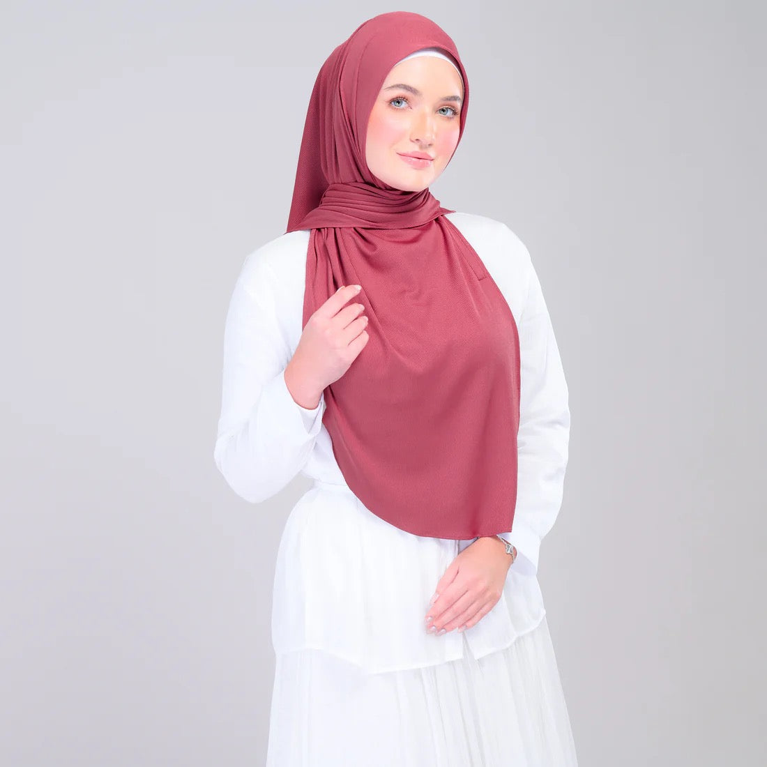Instant Tag n' Go Butterfly | Ribbed Jersey in Deep Raspberry