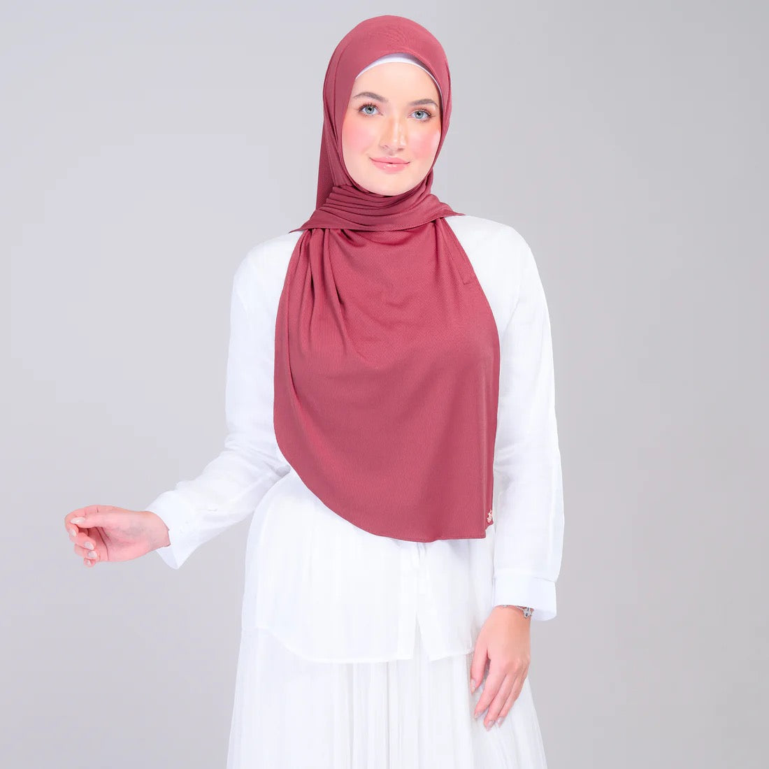 Instant Tag n' Go Butterfly | Ribbed Jersey in Deep Raspberry