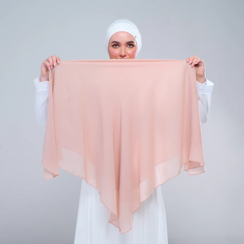 Instant Square Tag n' Go | Cotton Voile in Summer Blush