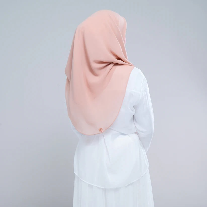 Instant Square Tag n' Go | Cotton Voile in Summer Blush
