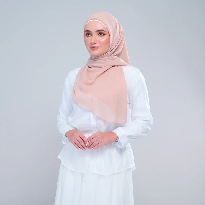 Instant Square Tag n' Go | Cotton Voile in Summer Blush