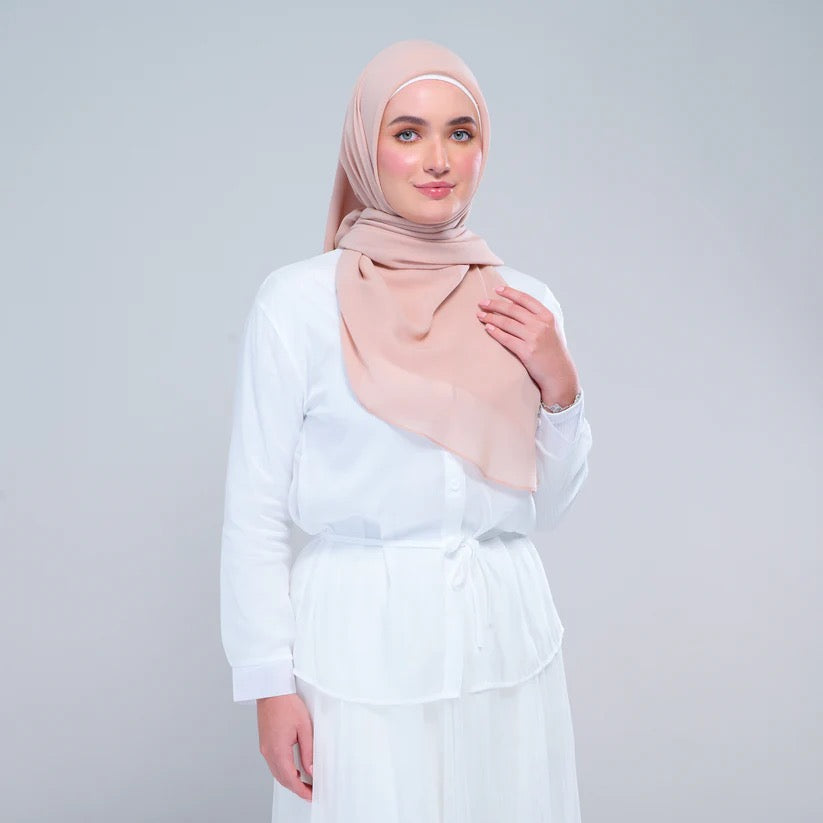 Instant Square Tag n' Go | Cotton Voile in Summer Blush