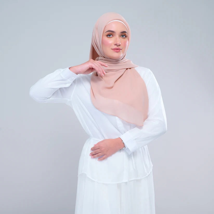 Instant Square Tag n' Go | Cotton Voile in Summer Blush