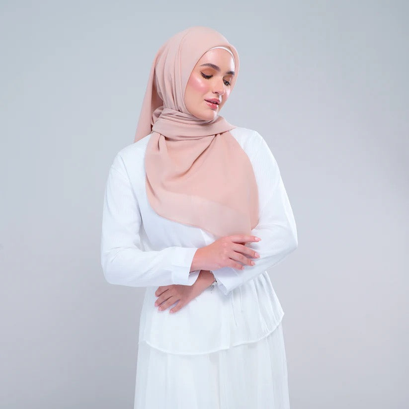 Instant Square Tag n' Go | Cotton Voile in Summer Blush