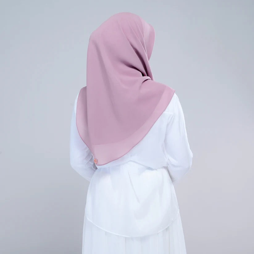 Instant Square Tag n' Go | Cotton Voile in Mauve