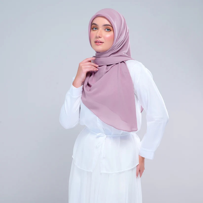Instant Square Tag n' Go | Cotton Voile in Mauve