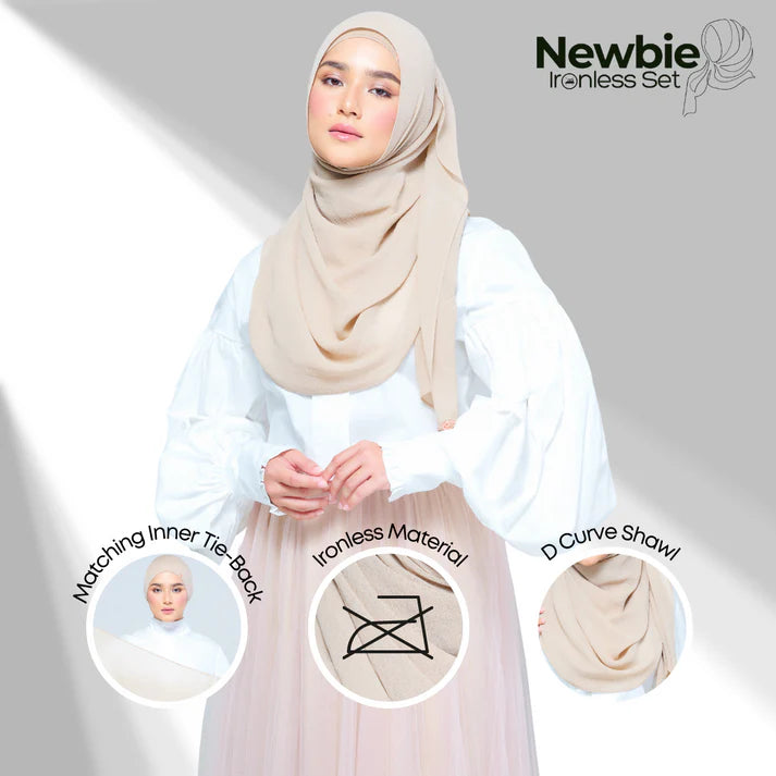 Newbie Ironless Set in Light Sand