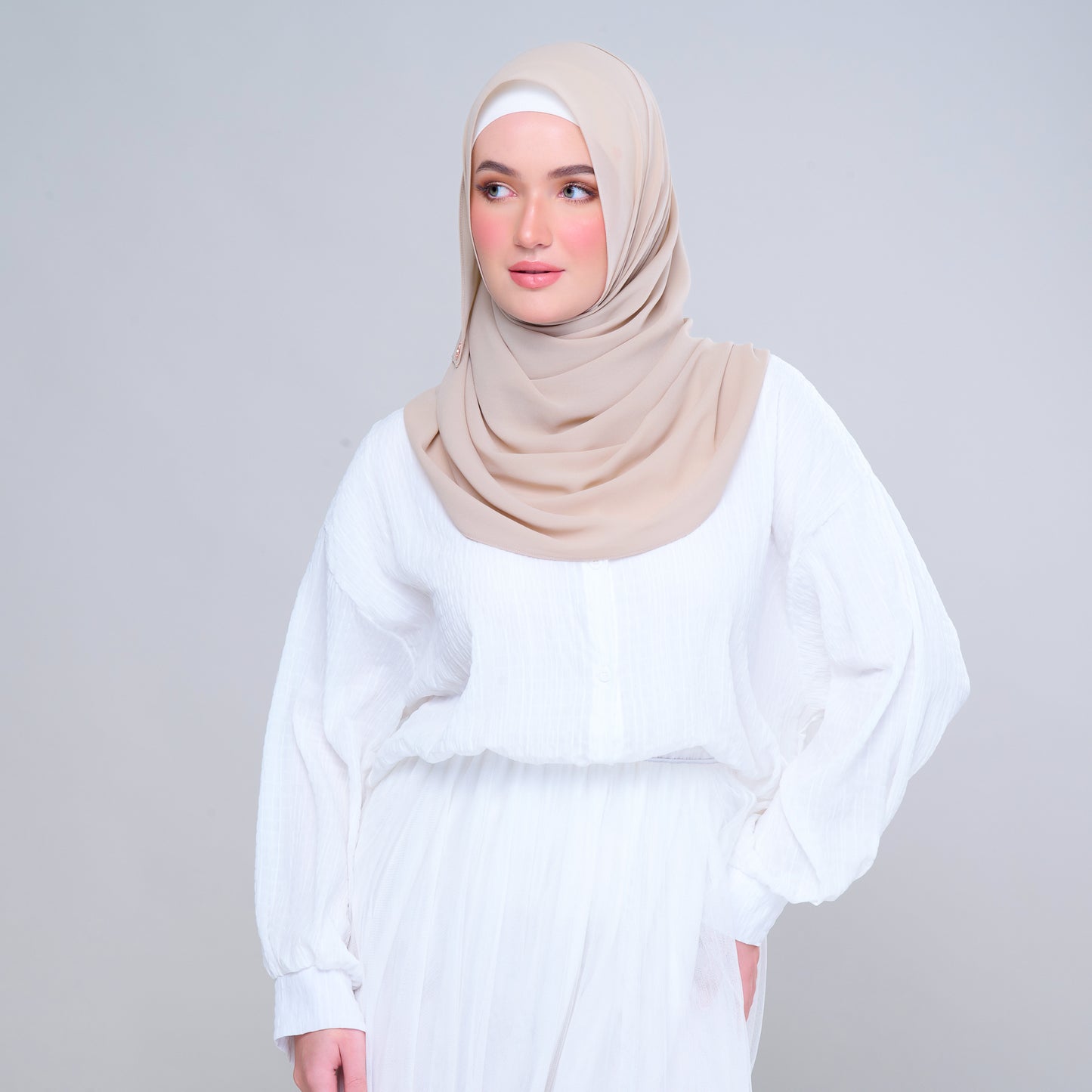 Semi Instant ikat in Light Sand