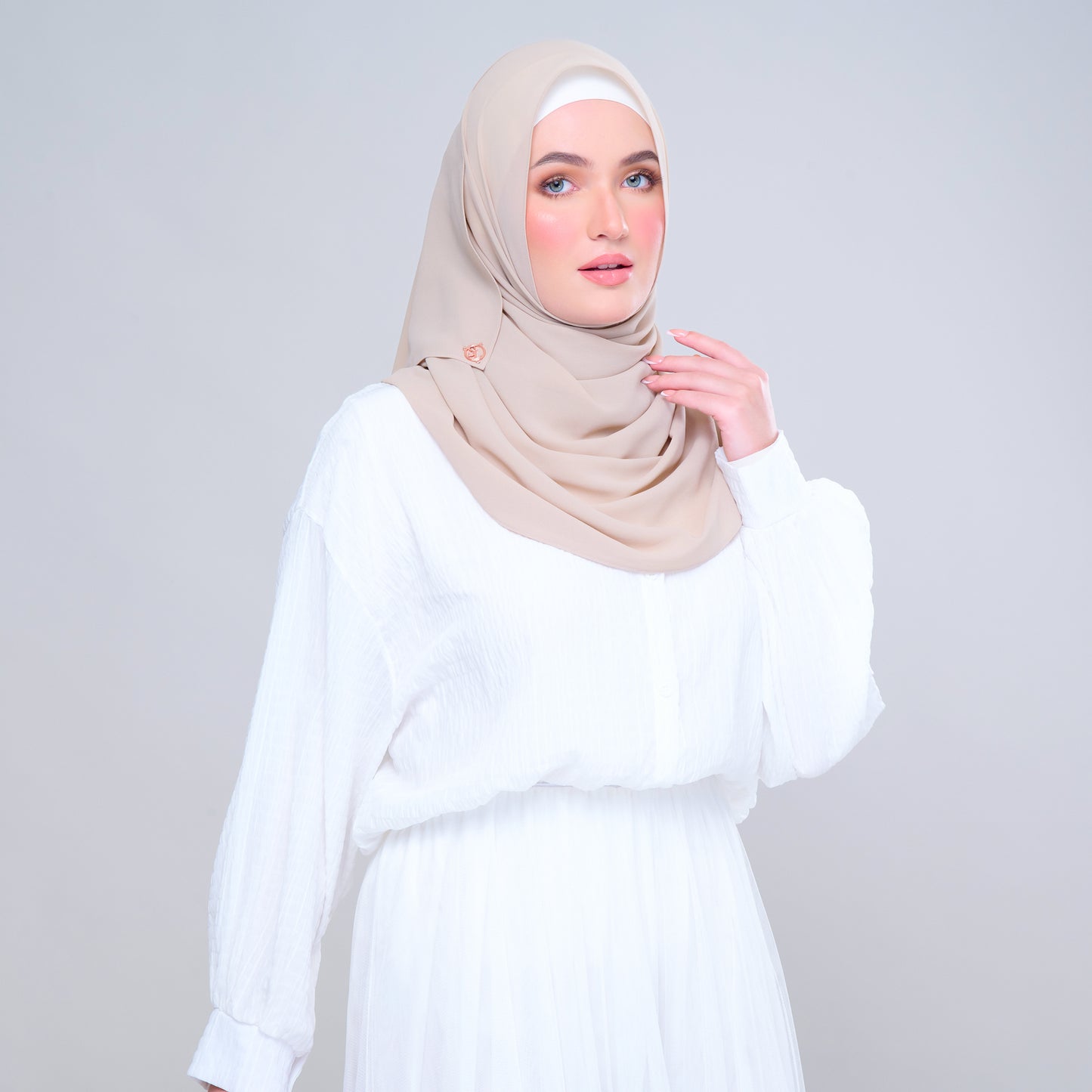 Semi Instant ikat in Light Sand
